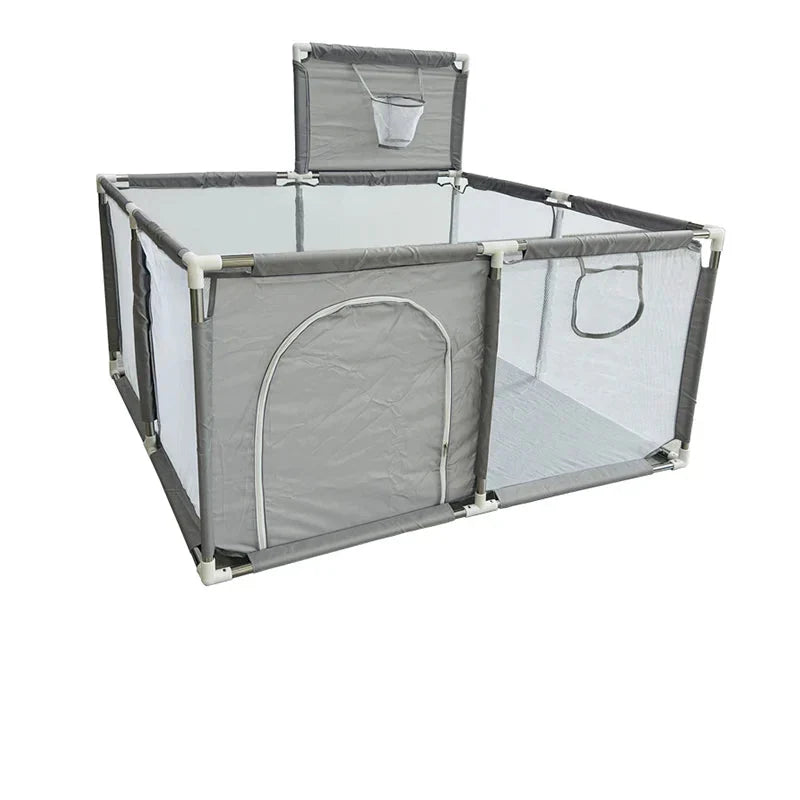 Parc Bébé avec Panier de Basket  128 x 128 cm – FunPlay™